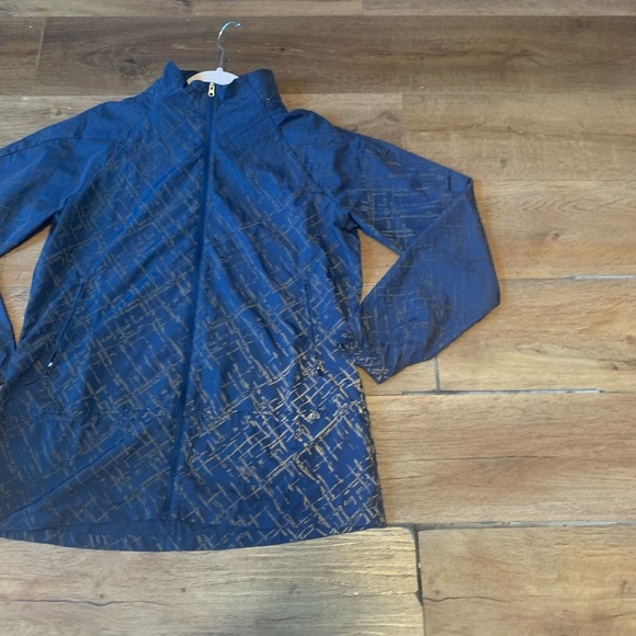 Shape Dark Blue Hooded windbreaker Jacket size L - Picture 6 of 13